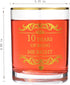 Engraved with 10 Years of Mrs Always Right Whiskey Glass